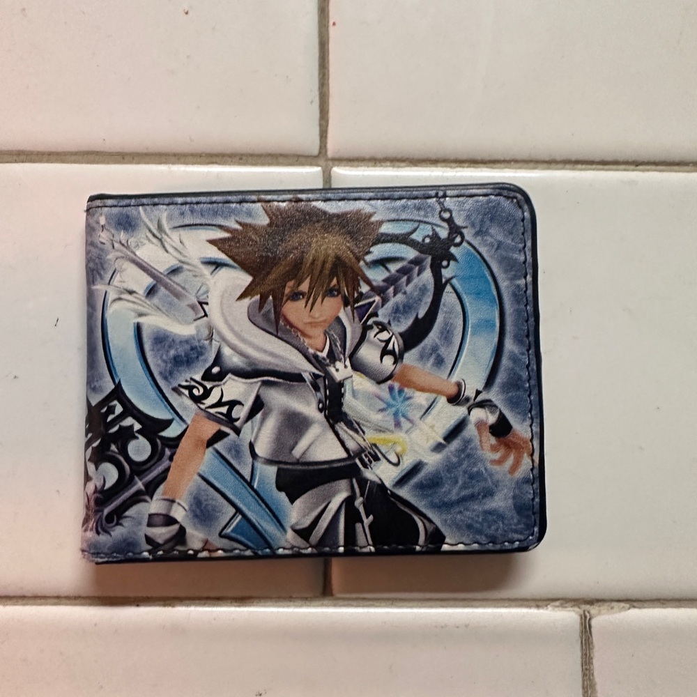 Kingdom Hearts, Buckle-Down wallet. Black inside.